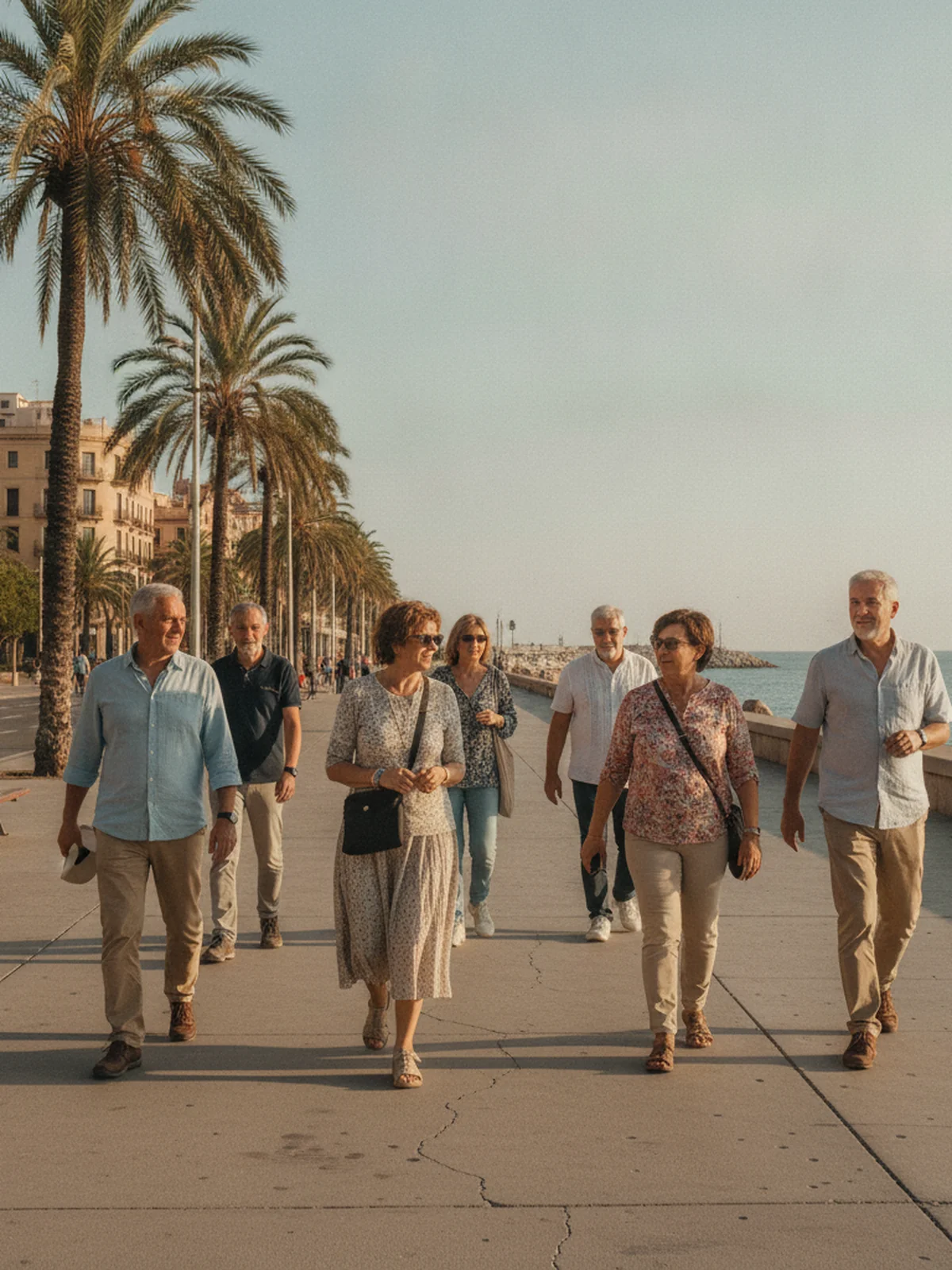 Retirees 65+ community in Barcelona